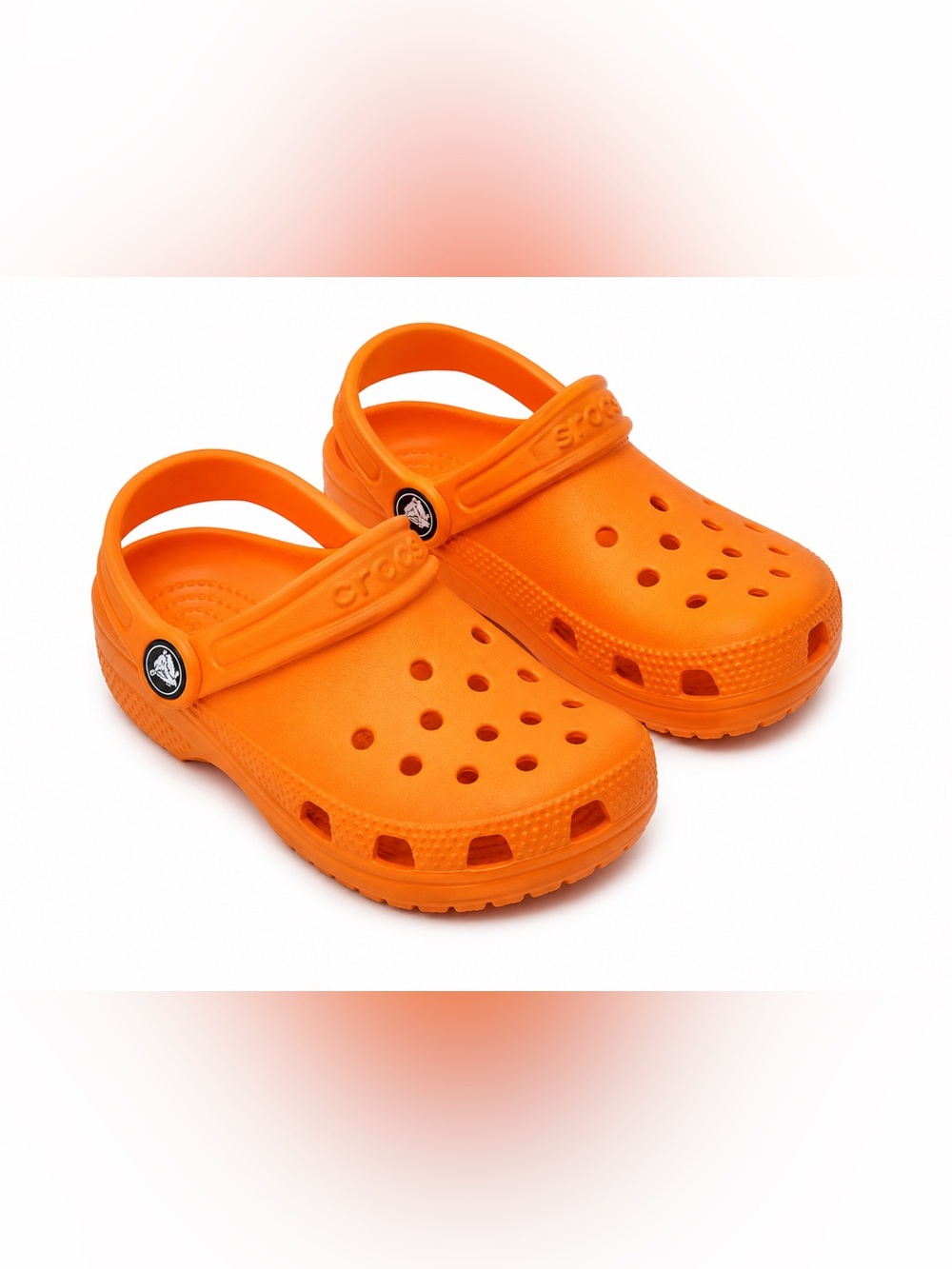 CROCS Kids Classic Clog in Bright Orange